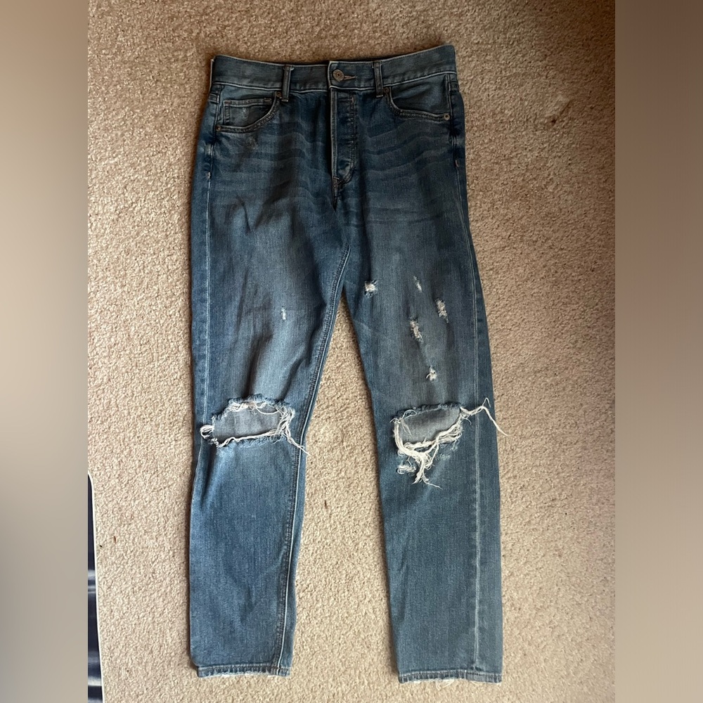 Express Vintage Skinny Ankle Jeans - 100% cotton